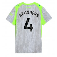 Fotbalové Dres Manchester City Tijjani Reijnders #4 Dámské Alternativní 2025-26 Krátký Rukáv